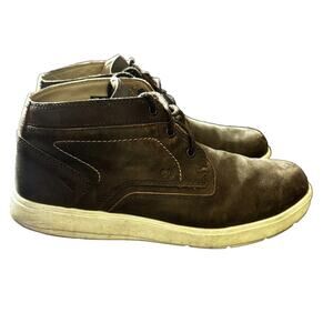 Men’s Red Wing Leather Cross Lite Safety Toe Ankle Boot Slip Dissipate Sz 10